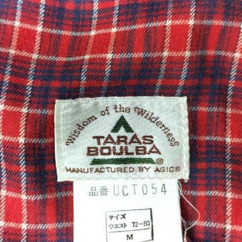 タラスブルバ TARAS BOULBA 裏地チェック ノータック チノパンツ メンズ JPN:M