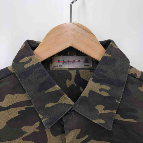 Black Pyramid プリントデザイン 迷彩 S/S シャツ メンズ import:L