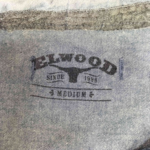 ELWOOD L/S シャンブレー シャツ ボックス フラップ メンズ JPN:M