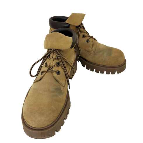 ザラマン ZARA MAN LEATHER CHUNKY BOOTS レザー チャンキー ブーツ メンズ EUR:43