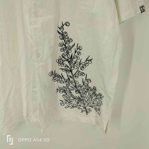 BARK AT THE MOON 刺繍 シャツ メンズ XL