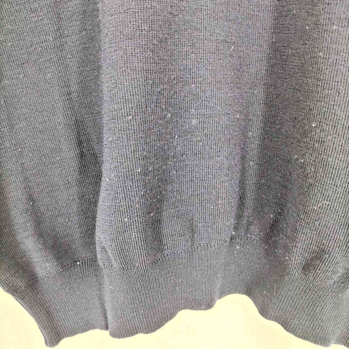 ダックス DAKS フロントチェック切替ニットポロシャツ メンズ M