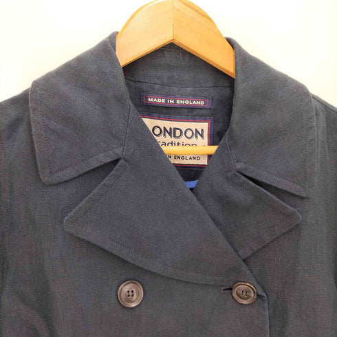 ロンドントラディション LONDON TRADITION 英国製 リネン 7分袖 Pコート レディース EUR:38