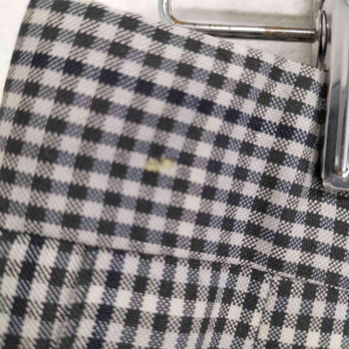 ビジョーネ BISIONE MADE IN ITALY チェック柄2タックワイドスラックス メンズ 52
