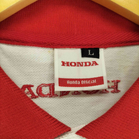 企業ロゴ刺繍ポロシャツ メンズ L