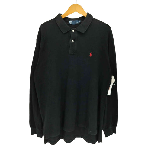 ポロバイラルフローレン Polo by RALPH LAUREN 90S ポニー刺繍 L/S ポロ シャツ メンズ import:XL
