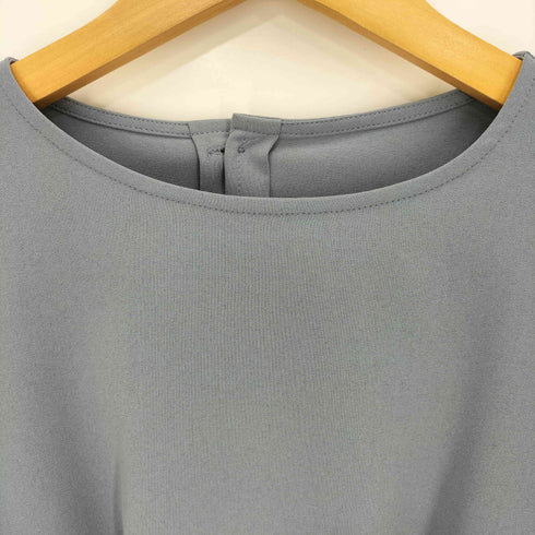 エヌナチュラルビューティーベーシック N.NATURAL BEAUTY BASIC ボートネックペプラムブラウス レディース JPN:M