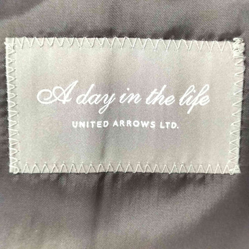 アデイインザライフユナイテッドアローズ A day in the life UNITED ARROWS ウールライクサージ イージーパンツ テーラードジャケット セットアップ メンズ XL