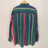 ヴァンヒューゼン VAN HEUSEN 90S マルチ ストライプ ボタンダウン L/S シャツ メンズ import:XL