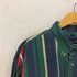 ヴァンヒューゼン VAN HEUSEN 90S マルチ ストライプ ボタンダウン L/S シャツ メンズ import:XL