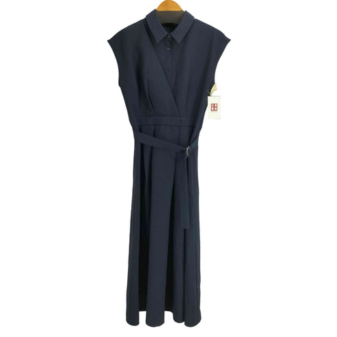 アンデミュウ Andemiu アシメカシュクール フレンチスリーブ ワンピース レディース FREE