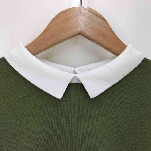 マッキントッシュフィロソフィー MACKINTOSH PHILOSOPHY BICOLOR KNIT POLO レディース EUR:38