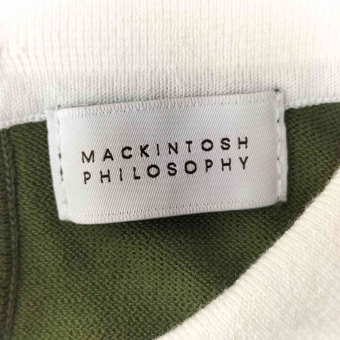 マッキントッシュフィロソフィー MACKINTOSH PHILOSOPHY BICOLOR KNIT POLO レディース EUR:38