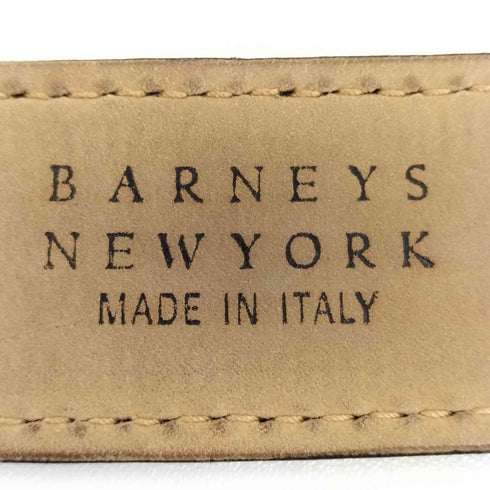 バーニーズニューヨーク BARNEYS NEWYORK イタリア製 GENUINE CROCODILE クロコダイルレザー ベルト Y2K お兄系 メンズ