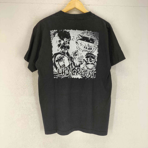 ムリナ murina USA製 袖裾シングル 両面プリントクルーネックバンドTシャツ メンズ L
