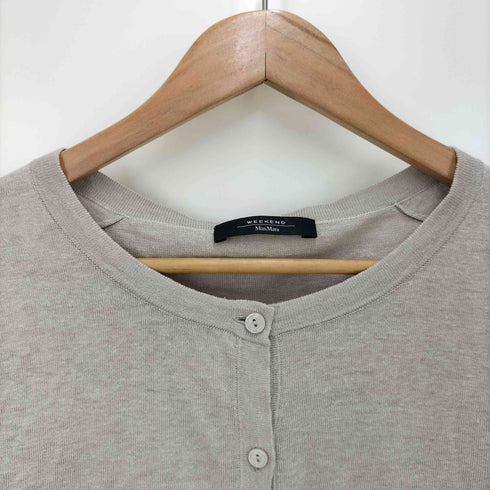 ウィークエンドマックスマーラ Weekend Max Mara シルク リネン カーディガン レディース import:M