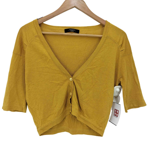 ウィークエンドマックスマーラ Weekend Max Mara シルク リネン カーディガン レディース import:M