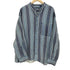 santana blue ペルー製 バンドカラーシャツ メンズ JPN:XL