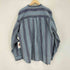 santana blue ペルー製 バンドカラーシャツ メンズ JPN:XL
