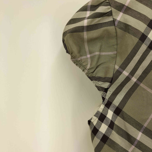 バーバリーブルーレーベル BURBERRY BLUE LABEL ノバチェック ノースリーブ ブラウス レディース JPN:38