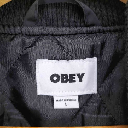 オベイ OBEY INTERNATIONAL Varsity Jacket メンズ L