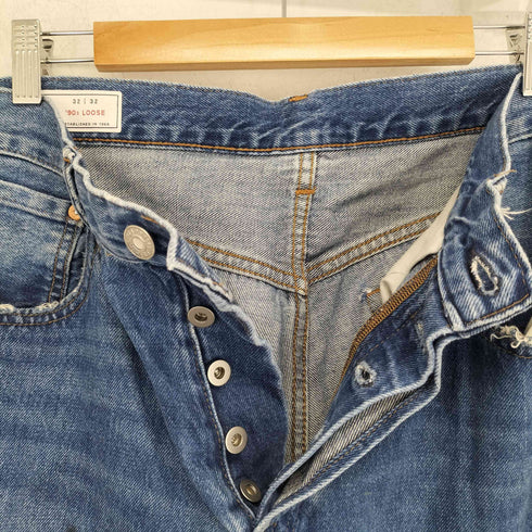 ギャップデニム GAP DENIM 90S loose ダメージ加工 デニムパンツ メンズ 32