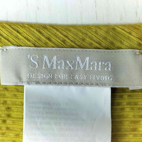 エスマックスマーラ S Max Mara フロント ボタン ノースリーブ ワンピース レディース JPN:40