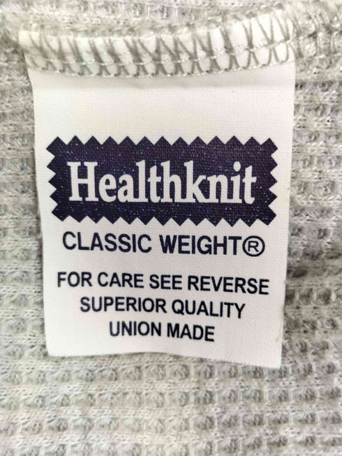 ヘルスニット Healthknit スキッパーネック アシンメトリー サーマルシャツ レディース FREE