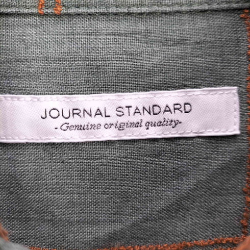 ジャーナルスタンダード JOURNAL STANDARD リネン混 チェックシャツ メンズ JPN:S