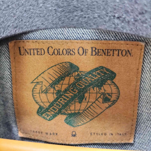 ユナイテッドカラーズオブベネトン UNITED COLORS OF BENETTON 90~00S デニムトラッカージャケット メンズ 43