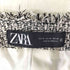 ザラ ZARA ノーカラー フリンジ ツイード ジャケット レディース import:XS