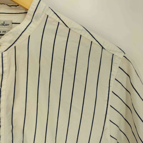 スティーブンアラン Steven Alan BOLD FIT ストライプ プルオーバーシャツ メンズ JPN:S
