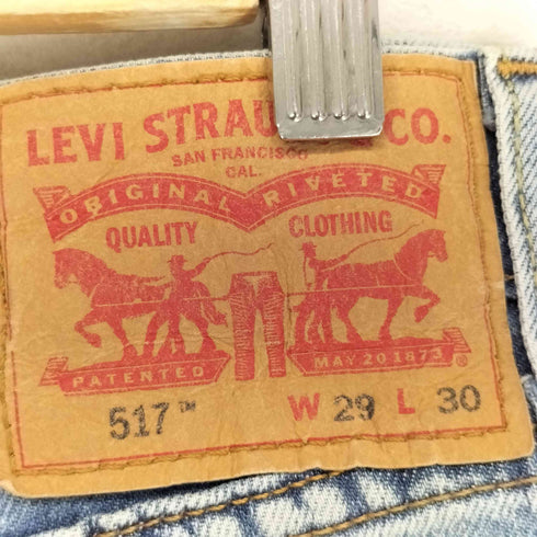 リーバイス Levis 517 ブーツカット ジップフライフレアデニムパンツ メンズ W29
