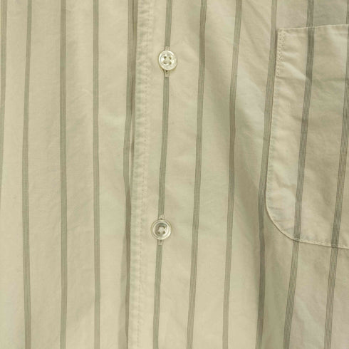 スティーブンアラン Steven Alan BUTTER OPEN COLLAR SHORT SLEEVE SHIRT-BOLD/シャツ BOLD FIT ストライプ オープンカラーシャツ メンズ JPN:M