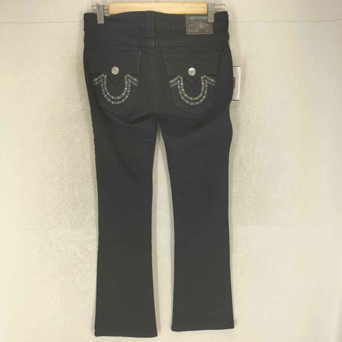 トゥルーレリジョン TRUE RELIGION メタリック刺繍フレアパンツ Y2K レディース 26