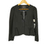 フランシュリッペ franche lippee black レースレイヤードデザインペプラムジャケット domestic レディース