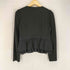 フランシュリッペ franche lippee black レースレイヤードデザインペプラムジャケット domestic レディース