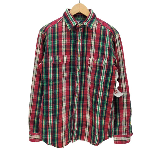 ポロバイラルフローレン Polo by RALPH LAUREN ポニー無し タータンチェック ヘビー ネルシャツ メンズ import:S