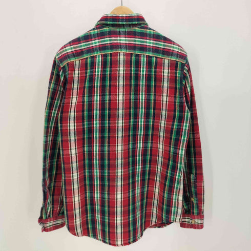 ポロバイラルフローレン Polo by RALPH LAUREN ポニー無し タータンチェック ヘビー ネルシャツ メンズ import:S