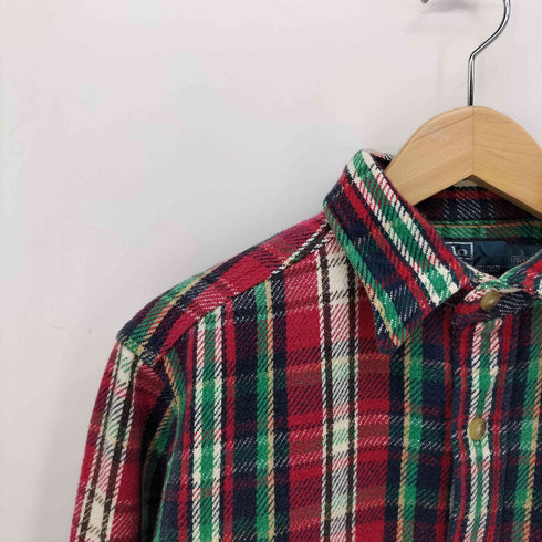 ポロバイラルフローレン Polo by RALPH LAUREN ポニー無し タータンチェック ヘビー ネルシャツ メンズ import:S