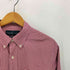 ラルフローレン RALPH LAUREN CUSTOM FIT ポニー無し ギンガムチェック フラップポケット マチ付き 長袖 3点止め ボタンダウンシャツ メンズ import:M