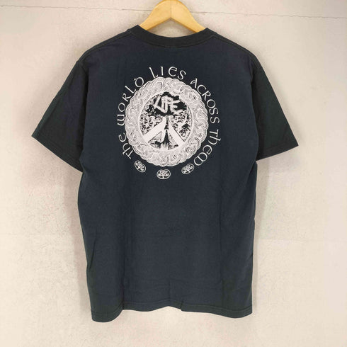 アンビル Anvil 両面プリントクルーネックバンドTシャツ メンズ M