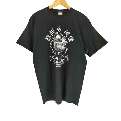 RIVER STYX フロントプリントクルーネックバンドTシャツ メンズ L