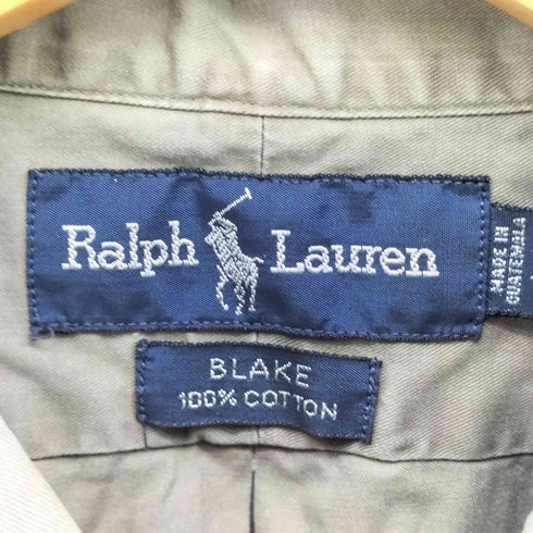 ラルフローレン RALPH LAUREN BLAKE ポニー刺繍 半袖 ボタンダウンシャツ メンズ import:M