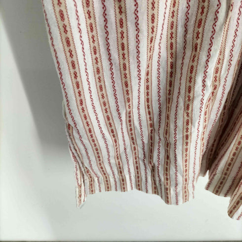 キャピタル KAPITAL ノーカラー ストライプワンピース レディース import:XS