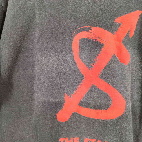 アンビル Anvil USA製 フロントプリントクルーネックバンドTシャツ メンズ L