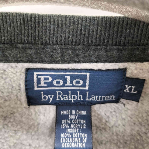 ポロバイラルフローレン Polo by RALPH LAUREN ポニー無し 肩ジップスウェットトレーナー メンズ import:XL