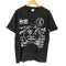 ユナイテッドアスレ UNITED ATHLE フロントプリントクルーネックバンドTシャツ メンズ L