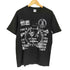 ユナイテッドアスレ UNITED ATHLE フロントプリントクルーネックバンドTシャツ メンズ L