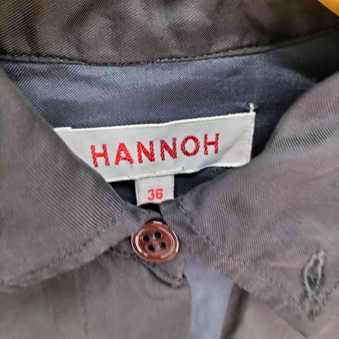 hannoh ロングシャツワンピース レディース JPN:36